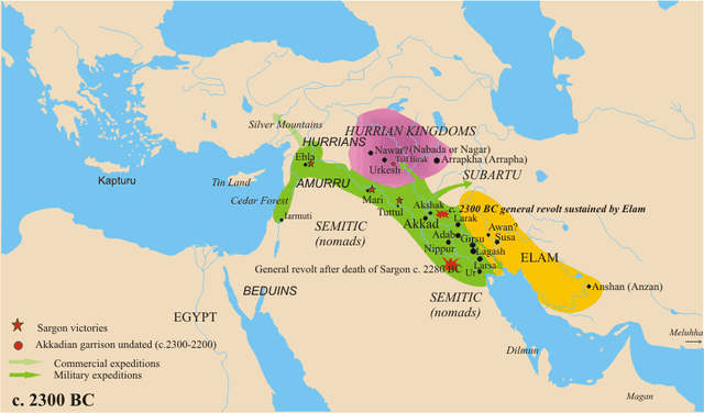 mapa de sumerios