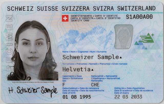 Swiss identity card - Wikiwand