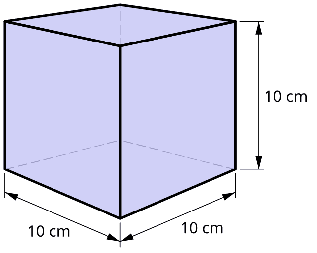 1 litre outlet in centimetre cube