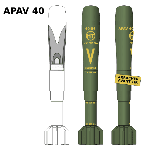 Grenade à fusil APAV 40 Wikiwand