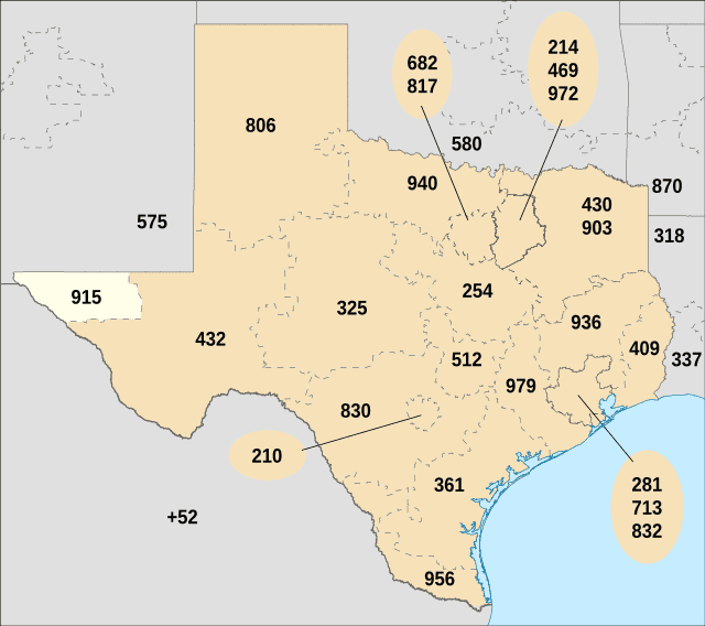 Area code 915 - Wikiwand