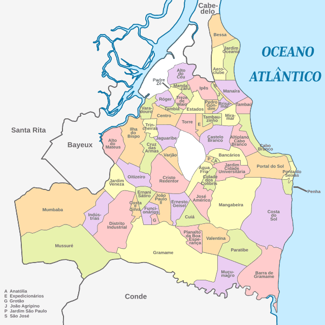 Lista de bairros de João Pessoa Wikiwand Lista de bairros de João Pessoa Wikiwand