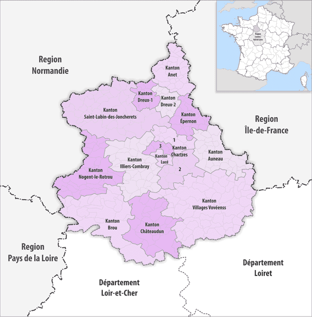 Liste der Kantone im Département EureetLoir Wikiwand