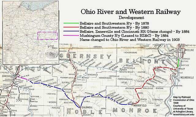 Ohio River and Western Railroad Wikiwand