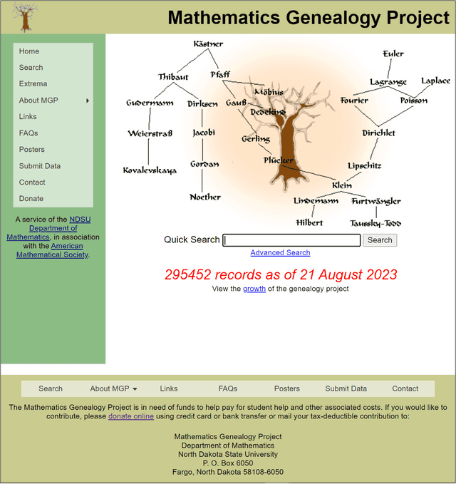 Mathematics Genealogy Project Wikiwand
